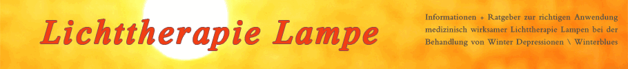 Lichttherapie Lampe